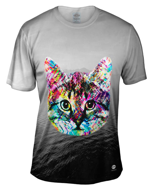 Hipster Cat Trastophy Mens T-Shirt