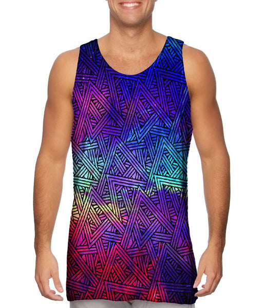 Hipster Me Wilding Triangles Mens Tank Top
