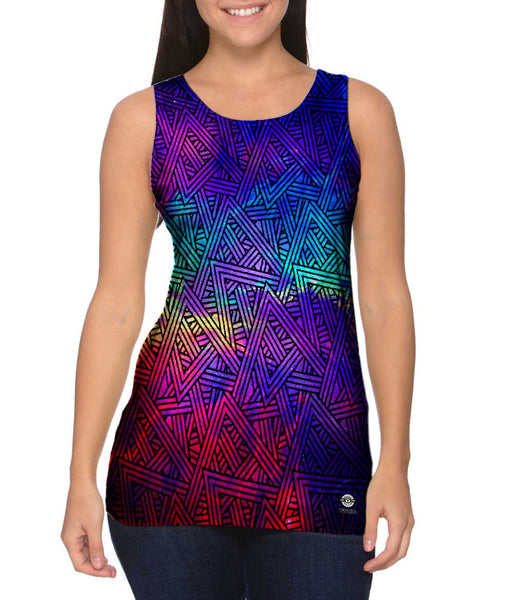 Hipster Me Wilding Triangles&nbsp;Womens Tank Top
