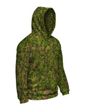 Autumn Me Green Leaf Swirls Pattern