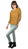 Autumn Me Pink Leaf Swirls Pattern