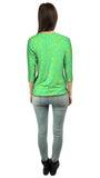 Autumn Me Aqua Leaf Swirls Pattern