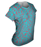 Autumn Me Red Leaf Swirls Pattern