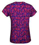 Leaf A Go Go Pink Navy Pattern