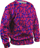 Leaf A Go Go Pink Navy Pattern