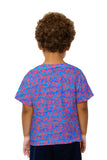 Kids Leaf A Go Go Light Blue Pattern