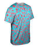 Beach Day Seahorse Coral Pattern