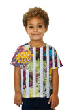 Kids Flowery Usa Flag