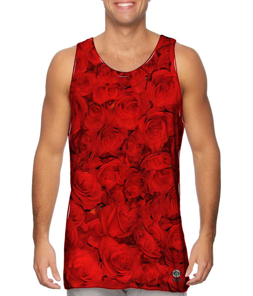 Valentines Day Rose Pattern&nbsp;Mens Tank Top