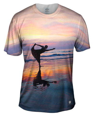 Dancer On The Sunset Beach