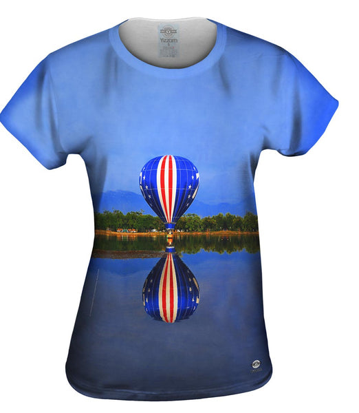 Lets Float Away Hot Air Balloon&nbsp;Womens Top