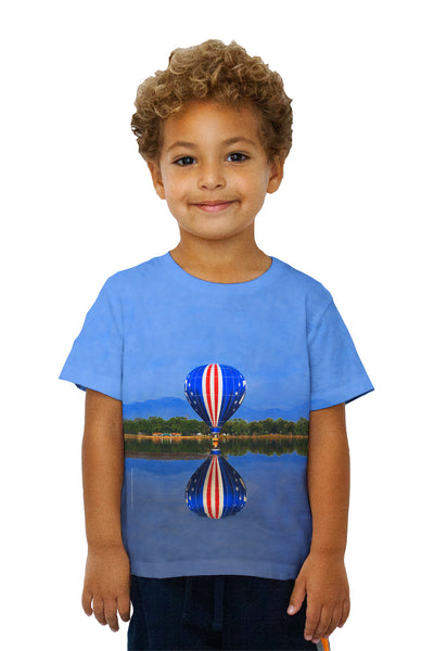 Kids Lets Float Away Hot Air Balloon Kids T-Shirt