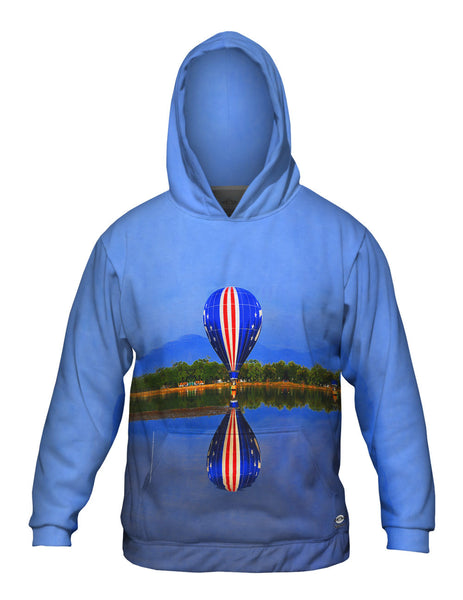 Lets Float Away Hot Air Balloon&nbsp;Mens Hoodie Sweater