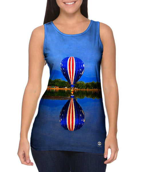 Lets Float Away Hot Air Balloon&nbsp;Womens Tank Top