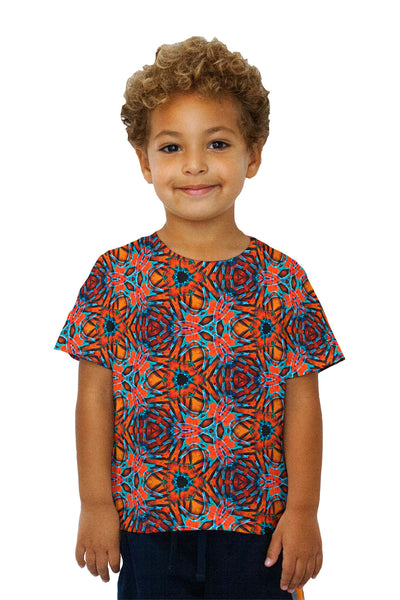 Kids Citrus Glow Pattern Kids T-Shirt