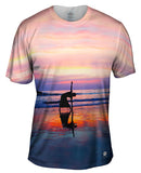 Light Yoga At Sunset