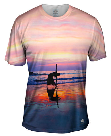 Light Yoga At Sunset