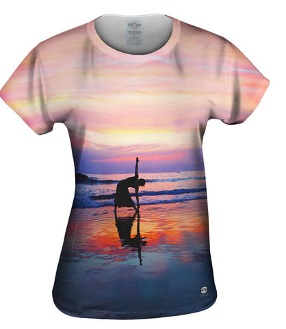 Light Yoga At Sunset