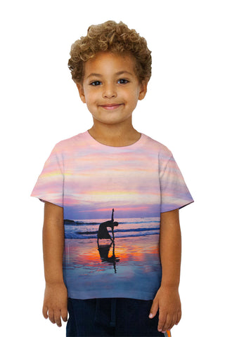 Kids Light Yoga At Sunset