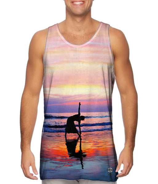 Light Yoga At Sunset Mens Tank Top