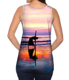Light Yoga At Sunset