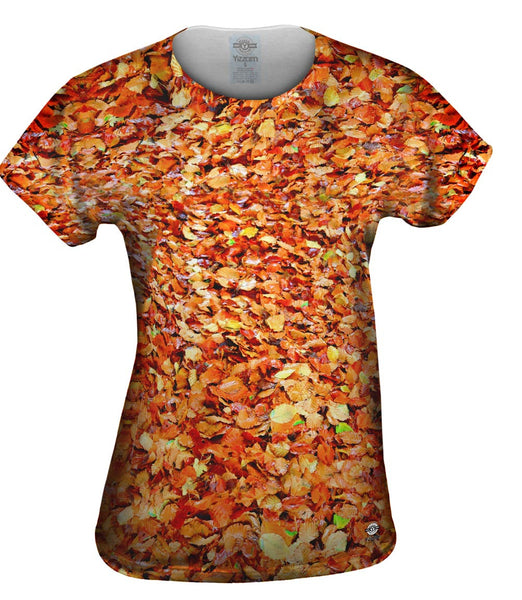 First Fall Leaves Of Autumn Womens Top