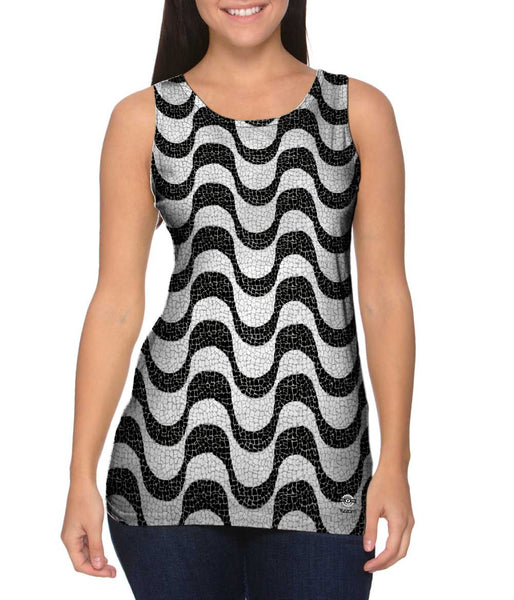 Brazil Tiles Copacabana Beach&nbsp;Womens Tank Top
