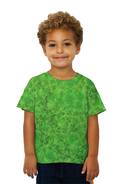 Kids Luck Of The Irish Four Leaf Clover Kids T-Shirt