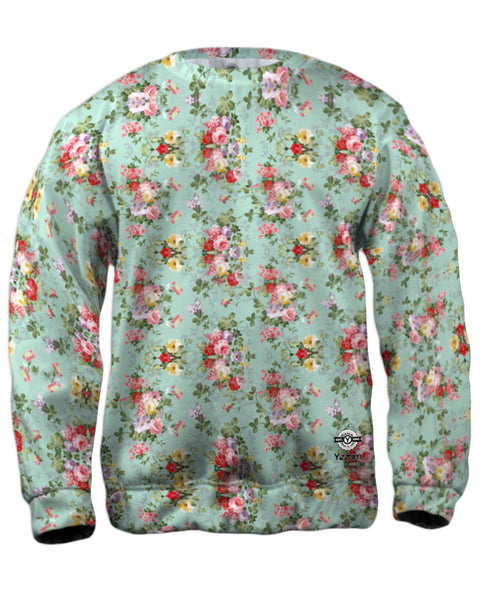 Summer Flowers Pattern Mens Sweatshirt