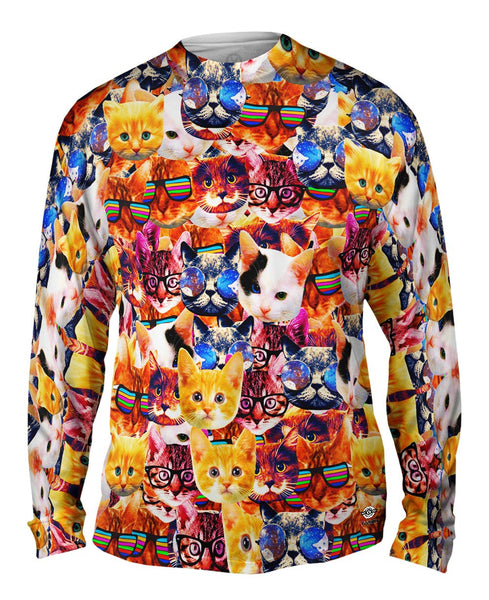 Smart Cat No Play Mens Long Sleeve