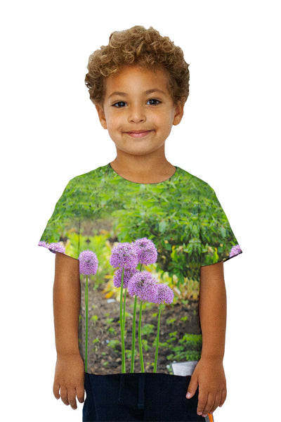 Kids Pretty Purple Flowers&nbsp;Kids T-Shirt