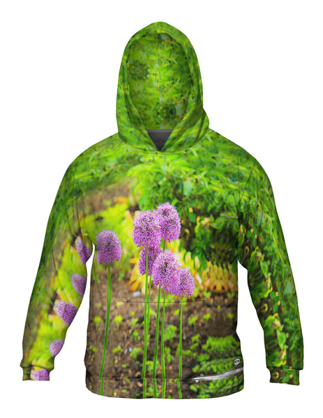 Pretty Purple Flowers&nbsp;Mens Hoodie Sweater