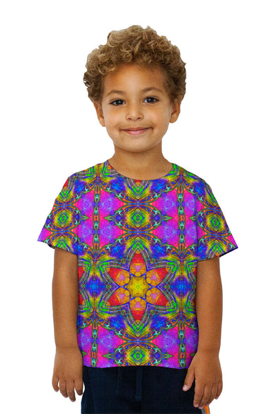 Kids Hippy Dippy Kaleidoscope Kids T-Shirt