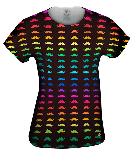 Mustache Rainbow&nbsp;Womens Top
