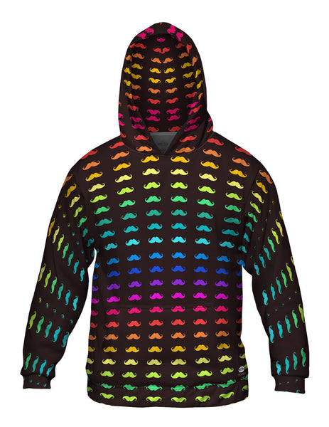 Mustache Rainbow&nbsp;Mens Hoodie Sweater
