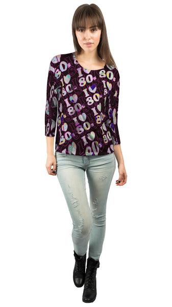 I Love 80S&nbsp;Womens 3/4 Sleeve