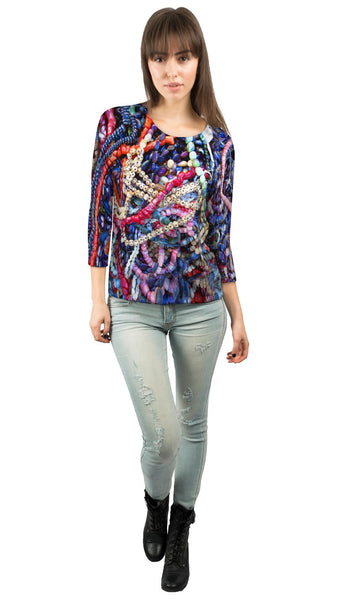 Friendship Bracelet Party&nbsp;Womens 3/4 Sleeve