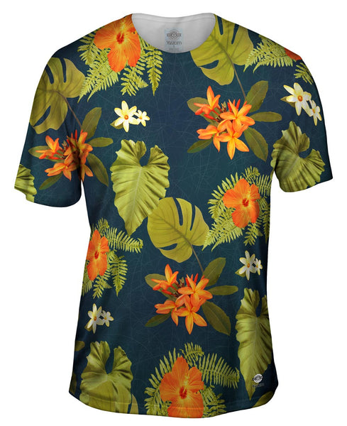 Feeling Hawaii Pattern Mens T-Shirt