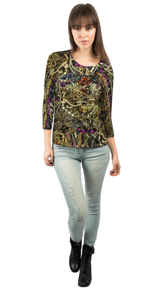 Bead Treasure Chest&nbsp;Womens 3/4 Sleeve