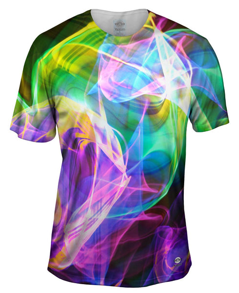 Glowstick Swirl Mens T-Shirt