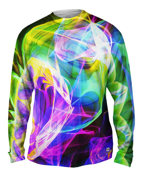 Glowstick Swirl Mens Long Sleeve