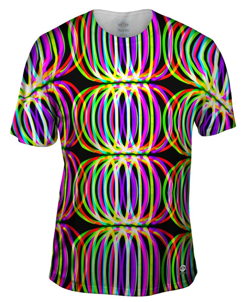 Glowsticks Ball Globe Mens T-Shirt