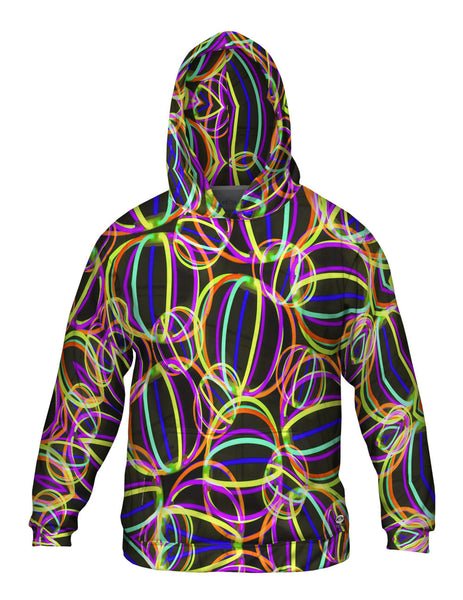 Glowsticks Globe Scatter&nbsp;Mens Hoodie Sweater