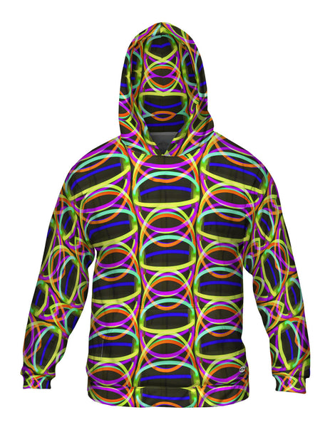 Glowsticks Globe Pattern&nbsp;Mens Hoodie Sweater