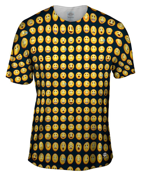 Emoji Me Happy Mens T-Shirt