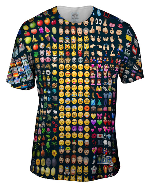 Emoji Party Jumbo Mens T-Shirt