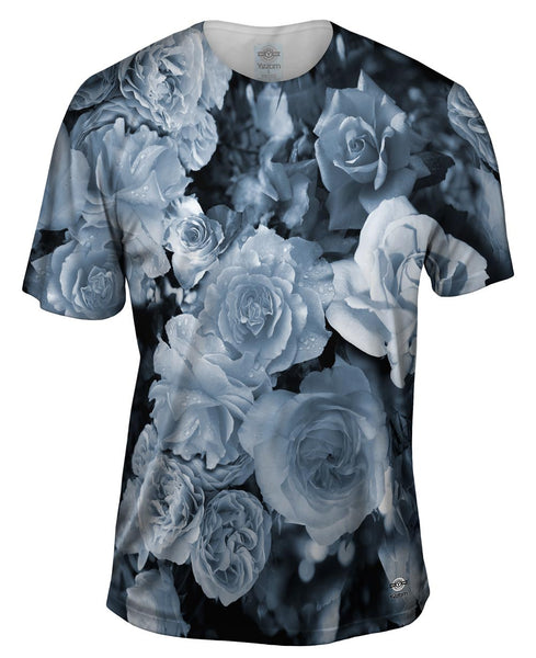 Gray Day Rose Bouquet Mens T-Shirt