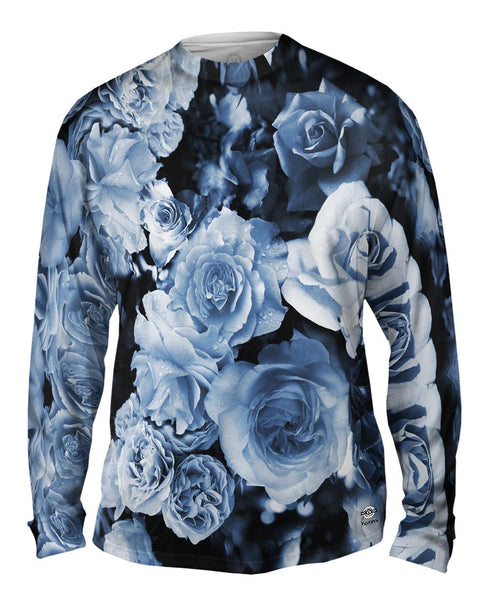 Gray Day Rose Bouquet Mens Long Sleeve
