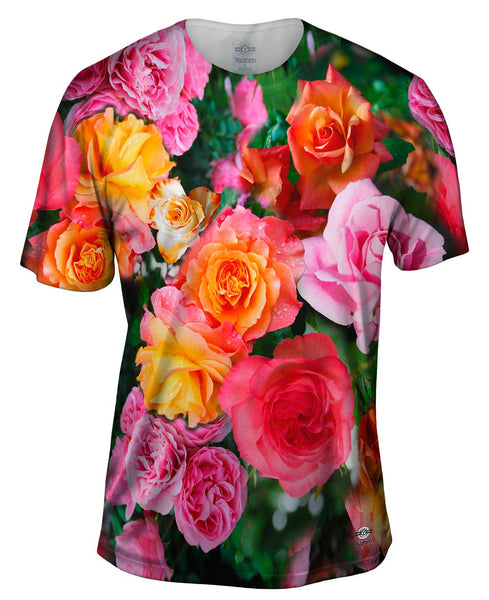 Bright Day Rose Bouquet Mens T-Shirt