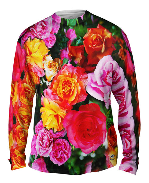 Bright Day Rose Bouquet Mens Long Sleeve